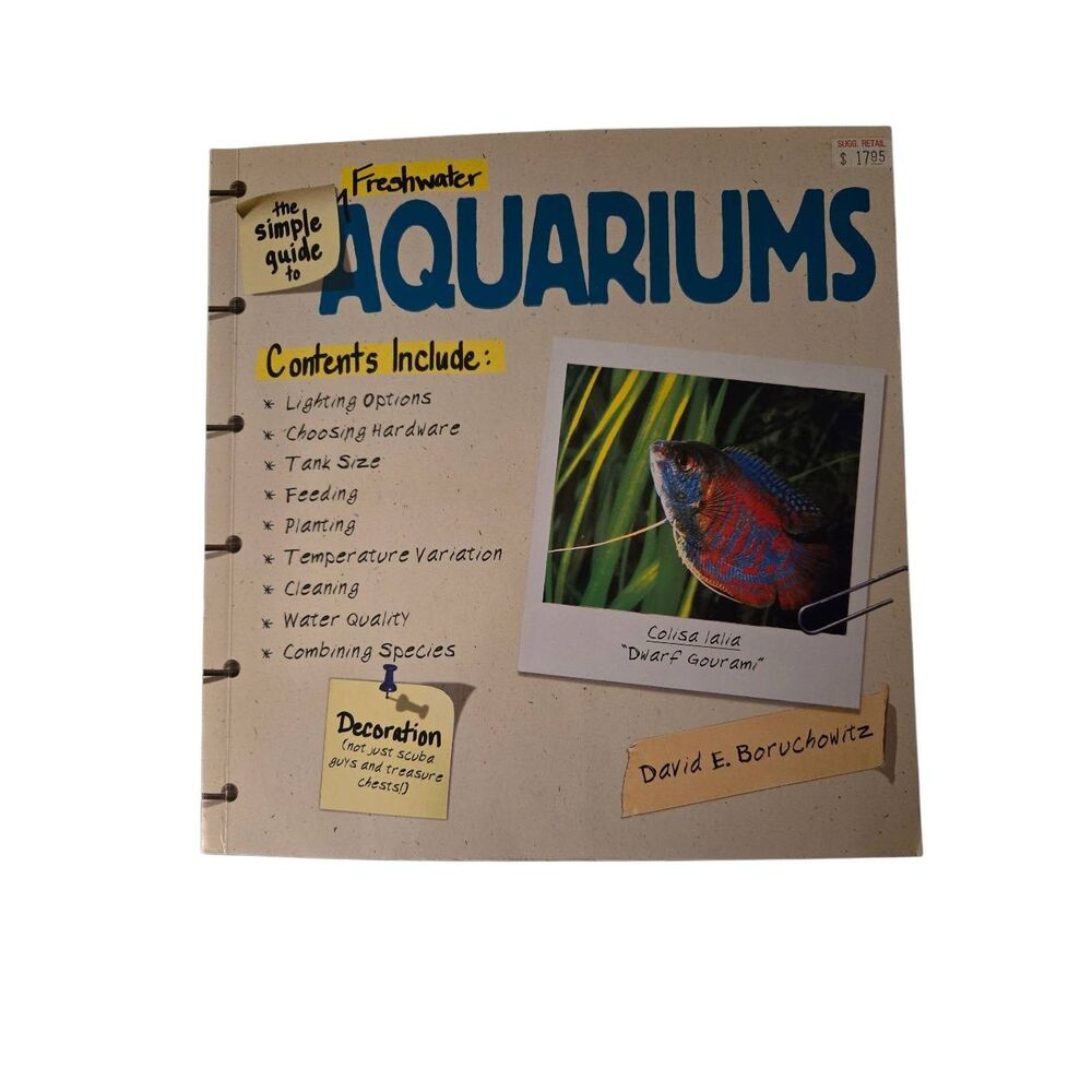 The simple guide to freshwater aquariums by David E. Boruchowitz - l.f.h. - isbn
